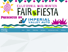 Tablet Screenshot of californiamidwinterfair.com